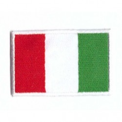 Aplicacion Termoadhesiva - Bandera Italiana